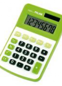 Kalkulator 8 pozycji mały zielony MILAN