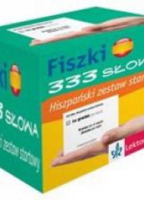 Fiszki 333 słowa Hiszpański zestaw startowy PONS