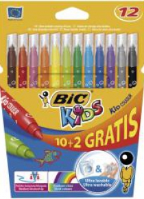 Flamasty Kid Couleur 10+2 kol. bls BIC