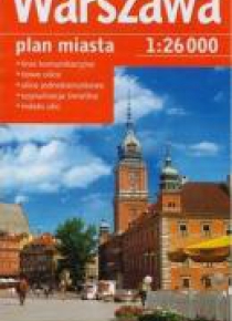 Warszawa plan miasta 1:26 000