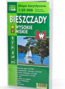 Mapa turystyczna Bieszczady 2w1 WIT