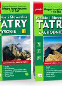 Mapa turystyczna Tatry Polskie i Słowackie 2w1 WIT