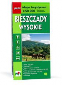 Mapa turystyczna Bieszczady Wysokie 1:50 000 WiT