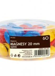 Magnesy 20mm tuba 60szt GRAND