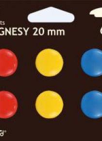 Magnesy 20mm blister 6szt GRAND