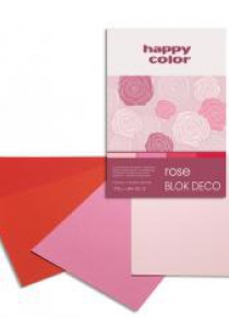 Blok A4/20K Deco Rose170g HAPPY COLOR