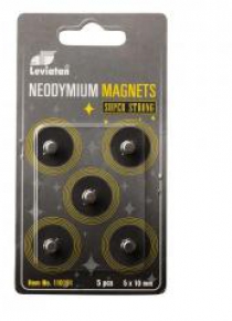 Magnesy neodymowe 5szt LEVIATAN