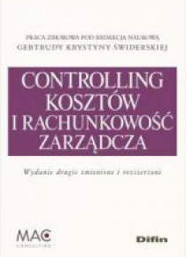 Controlling kosztów i rachunkowość zarządcza