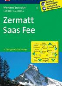 Zermatt Saas Fee1:50 000 Kompass