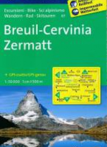 Breuil - Cervinia - Zermatt 1:50 000 Kompass