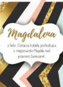 Magnes Imiona - Magdalena