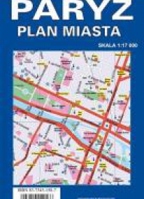 Paryż 1:17 000 Plan miasta PIĘTKA