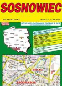 Sosnowiec 1:20 000 plan miasta PIĘTKA