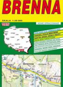 Brenna 1:20 000 plan miasta PIĘTKA