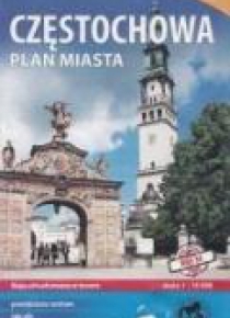 Plan miasta - Częstochowa 1: 16 000