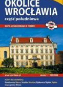 Mapa - Okolice Wrocławia cz. południowa 1:100 000