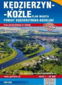 Plan miasta - Kędzierzyn-Koźle (powiat) 1:20 000