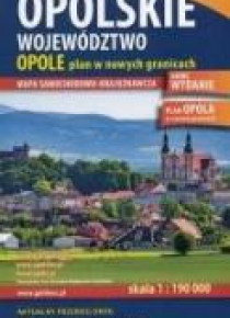 Mapa samoch-kraj. - Woj.Opolskie/Opole 1:190 000