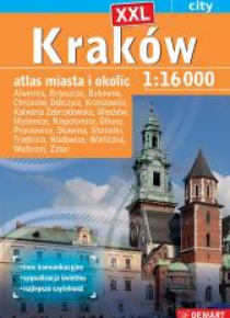 Atlas miasta - Kraków plus XXL 1:16 000