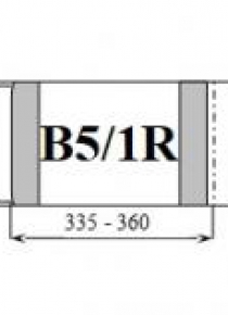 Okładka książkowa regulowana B5/1R (25szt) D&D