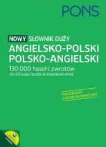 Nowy słownik duży ang-pol-ang PONS