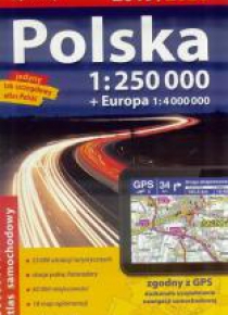 Atlas samochodowy Polska 1:250 000 2019/2020