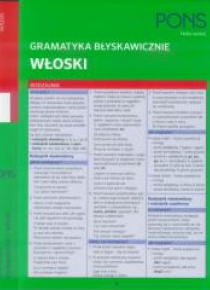 Gramatyka błyskawicznie. Włoski PONS