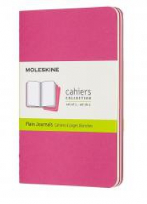 Zestaw 3 zeszytów Cahier Journals 13x21 linie pink