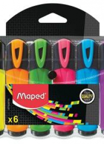 Zakreślacz Fluo Peps 6 kolorów MAPED