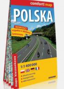 Comfort!map Polska 1:1 400 000 midi mapa w.2019