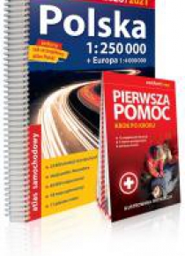 Atlas samochodowy Polska 1:250 000 w.2020/2021+ PP