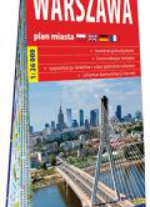 Premium! map Warszawa 1:26 000 plan miasta w.2019