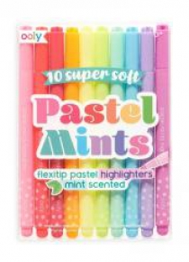 Flamastry pachnące pastelowe Pastel Mints 10kol