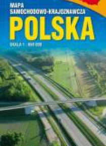 Mapa samoch-kraj. - Polska 1:650 000