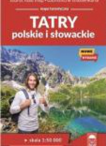 Mapa tur. - Tatry polskie i słowackie laminat