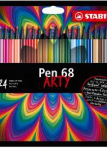 Flamastry Pen 68 Arty etui 24 kolory STABILO