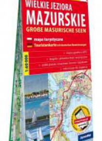 Plastic map Wielkie Jeziora Mazurskie 1:60 000