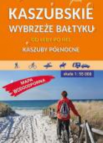 Mapa tur. Kaszubskie wybrzeże Bałtyku 1:55 000