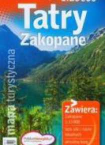 Mapa turystyczna Tatry i Zakopane