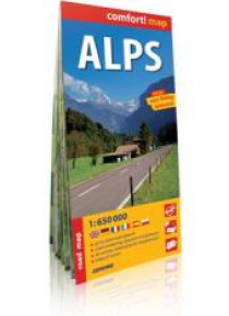 Comfort!map Alpy (Alps), 1:650 000 mapa